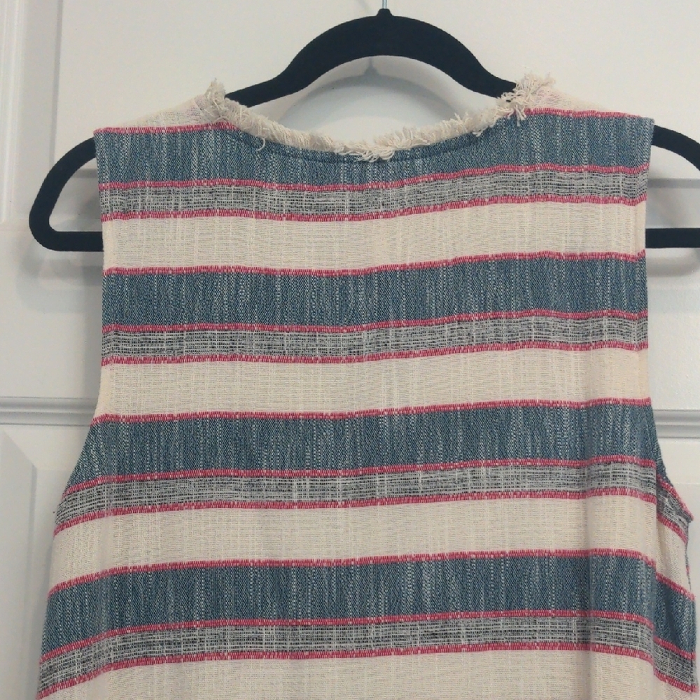 HOLDING HORSES Striped Mini Dress with Fringe - Picture 10 of 12